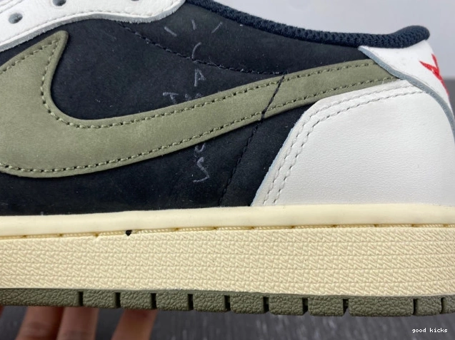 Cheap WMNS x OG Olive 1 Travis Air Scott Low DZ4137-106 Jordan 0715